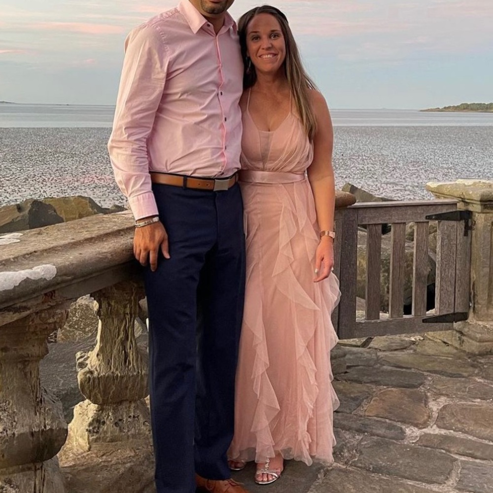 Chic Blush Prom Dress